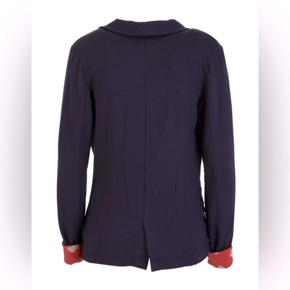 Hatley Cuffed Blazer - Navy, small - Picture 2 of 10